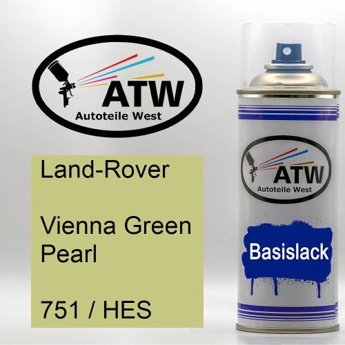 Land-Rover, Vienna Green Pearl, 751 / HES: 400ml Sprühdose, von ATW Autoteile West.